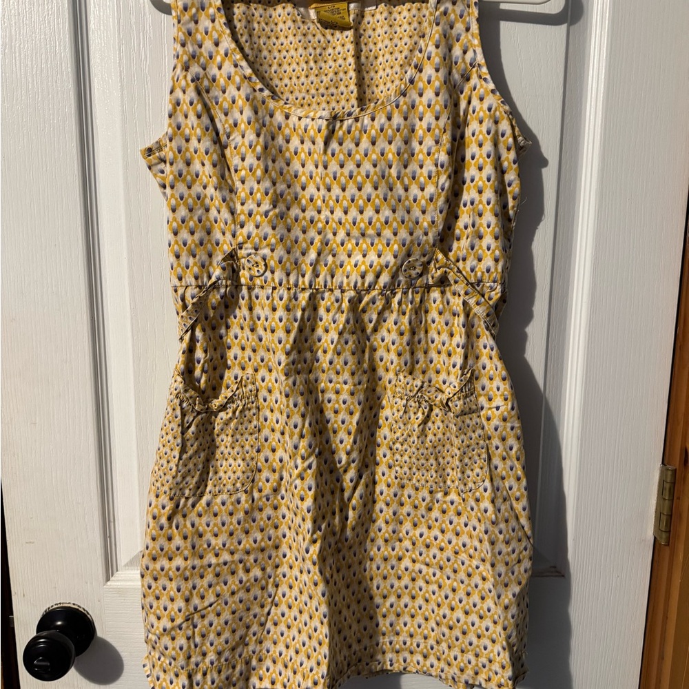 Ashley By 26 International yellow and purple Sleeveless Sundress